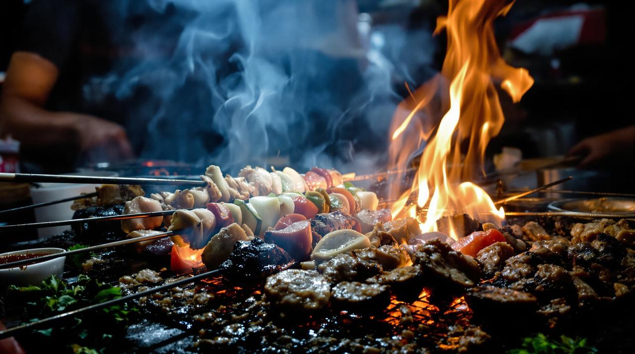 深夜烧烤摊全揭秘!老板从不公开的秘制配方